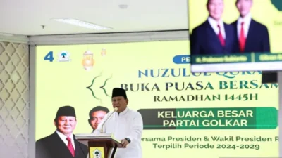 Prabowo Berterimakasih Kepada Golkar yang Telah Banyak Membantunya Selama Kampanye