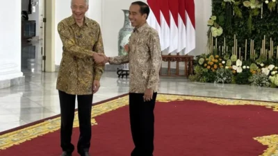 PM Singapura Temui Jokowi di Istana Bogor, Bahas Relasi Antarnegara Selama 10 Tahun