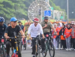 Bersepeda di Daerah Sudirman-Thamrin, Jokowi Disambut Baik Warga