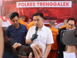 Satres Narkoba Polres Trenggalek Berhasil Amankan 9 Orang Sindikat Pengedar Narkoba