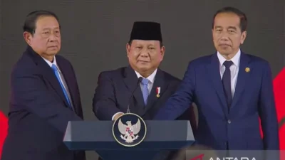 Prabowo, Jokowi, dan SBY Resmikan BPI Danantara di Istana Kepresidenan