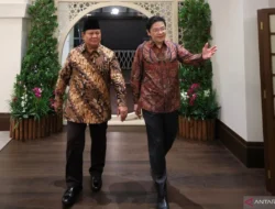Prabowo dan PM Singapura Lawrence Wong Kompak Pakai Batik di Jamuan Makan Malam Pribadi