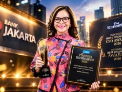 Bank Jakarta Raih Penghargaan CFO Inovatif dan Merek Terpopuler di Kategori BPD